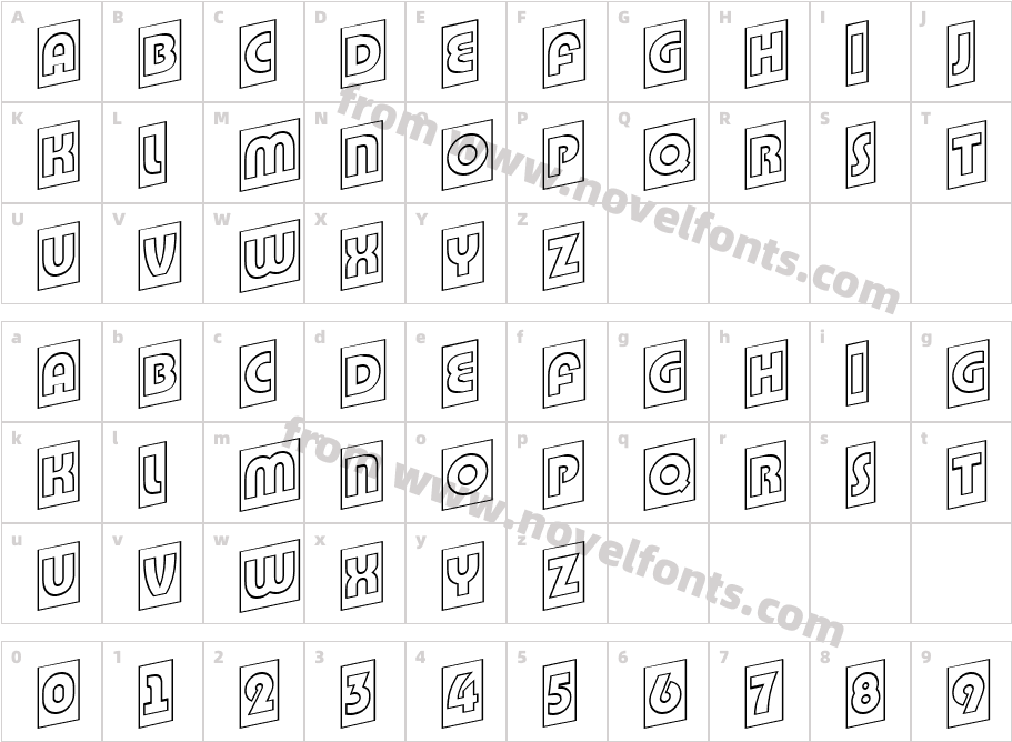 a_BighausTitulCmUpOtlCharacter Map