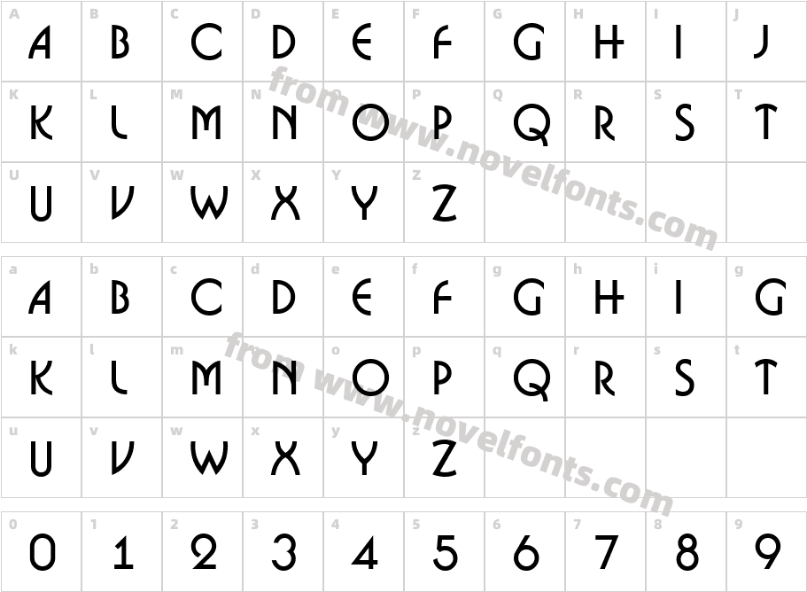 a_BosaNovaCharacter Map