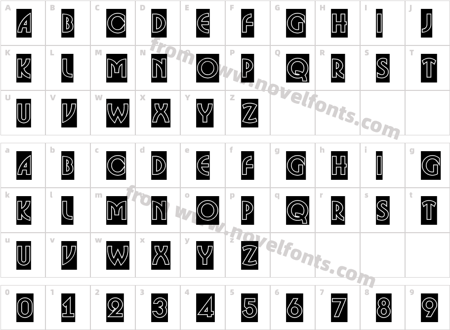 a_BosaNovaCmGrCharacter Map