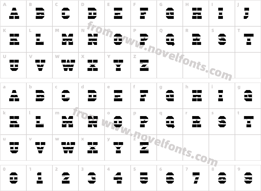 a_CampusStripCharacter Map