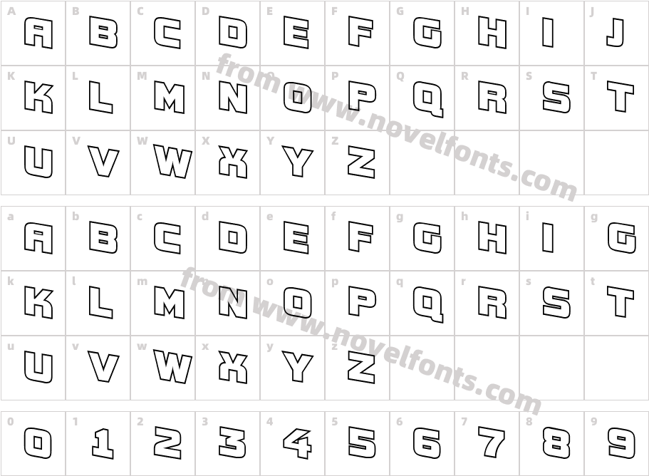 a_ConceptoTitulSpDnOtlCharacter Map