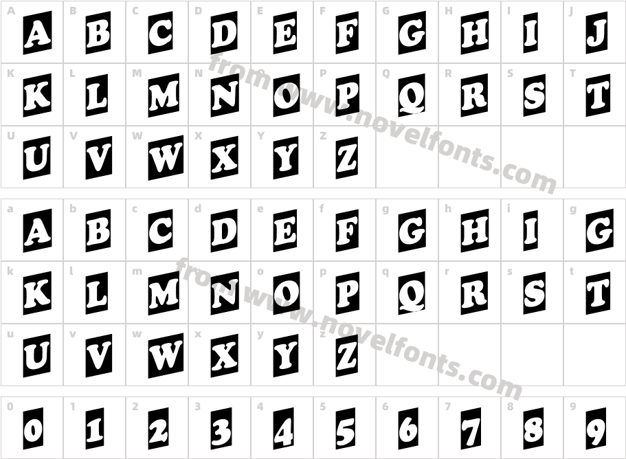 a_ Cooper Black Cm UpCharacter Map