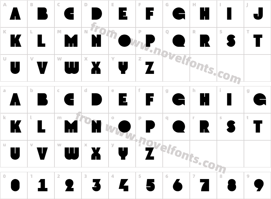 a_GrotoCharacter Map