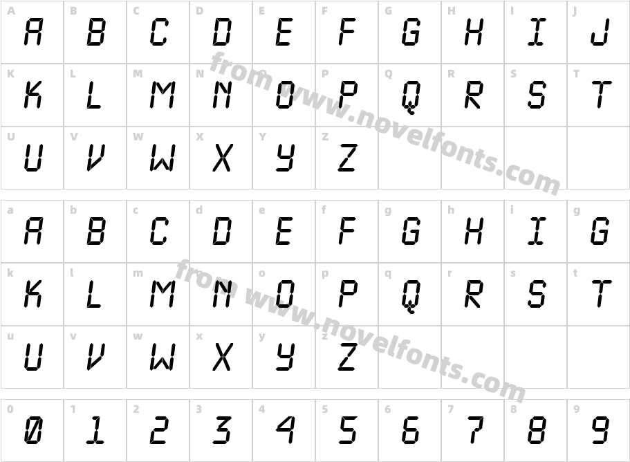 a_LCDNovaOblCharacter Map