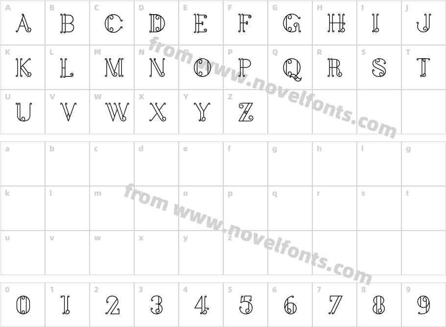 BalconalisbonneCharacter Map