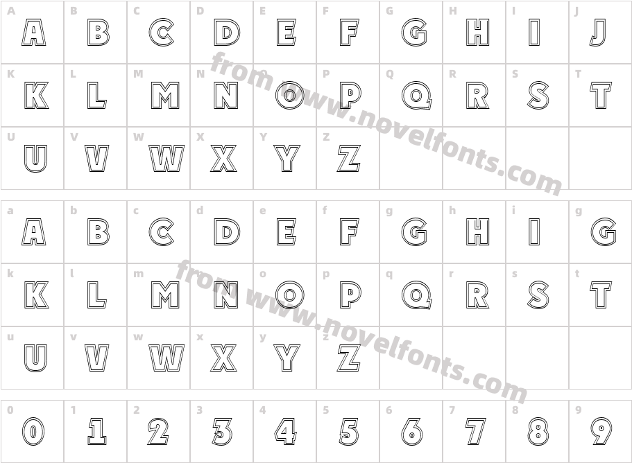 a_ Plakat Titul2 Otl Extra BoldCharacter Map