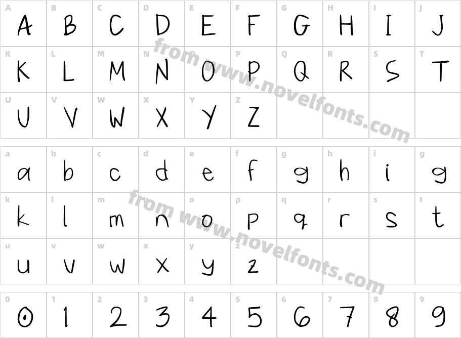 Balinook_v3 RegularCharacter Map