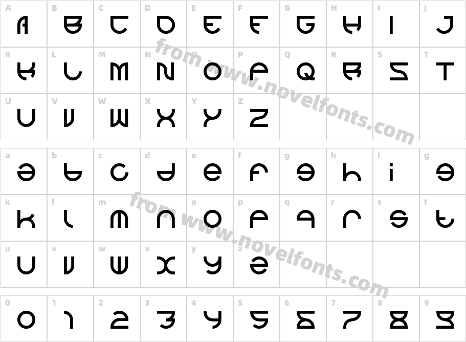 alexeyCharacter Map