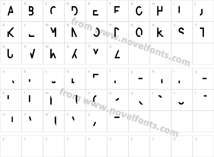 amputierteCharacter Map