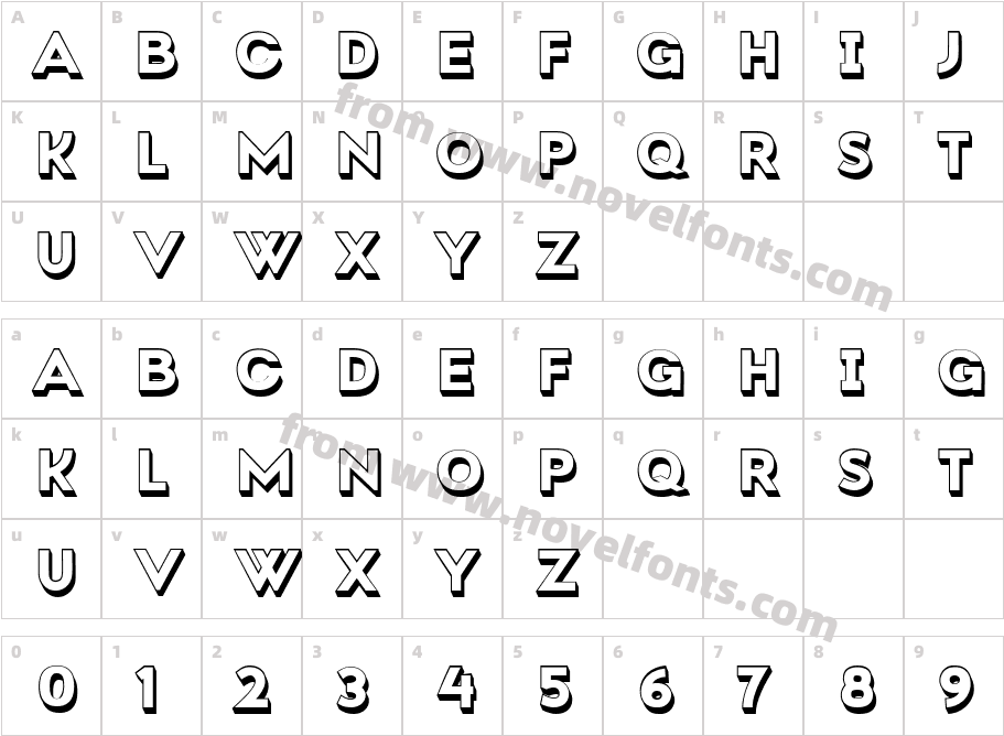 BaliwCharacter Map