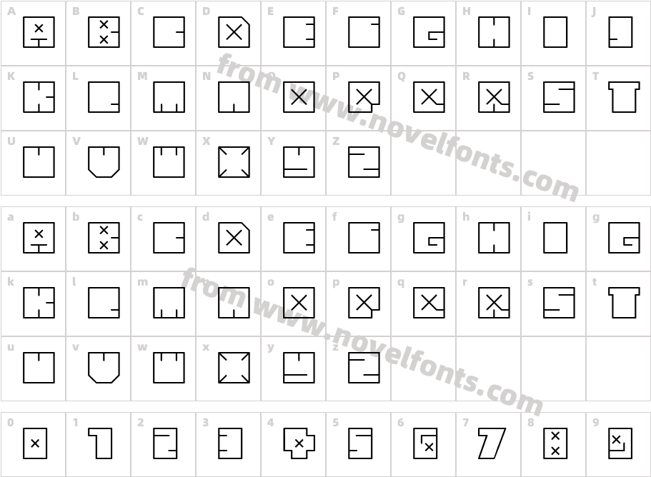 andre boldCharacter Map