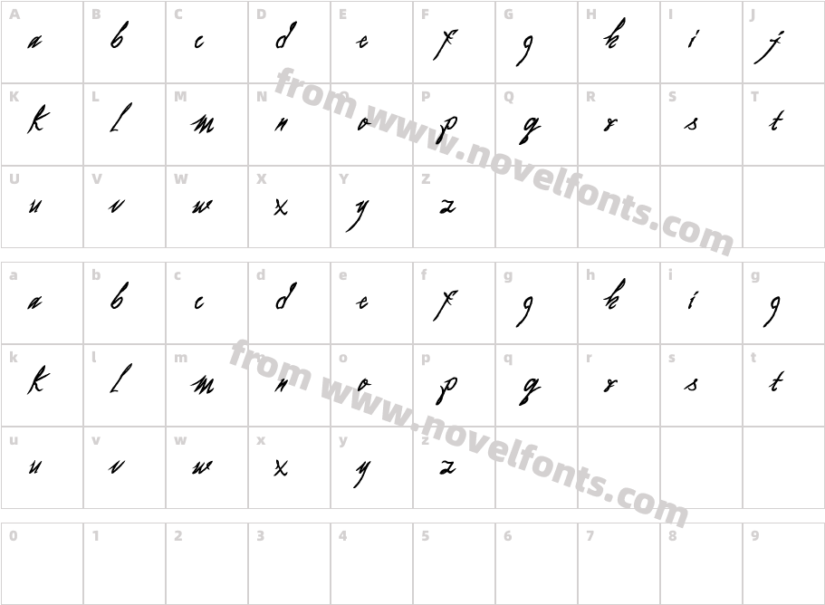 as i lay dyingCharacter Map