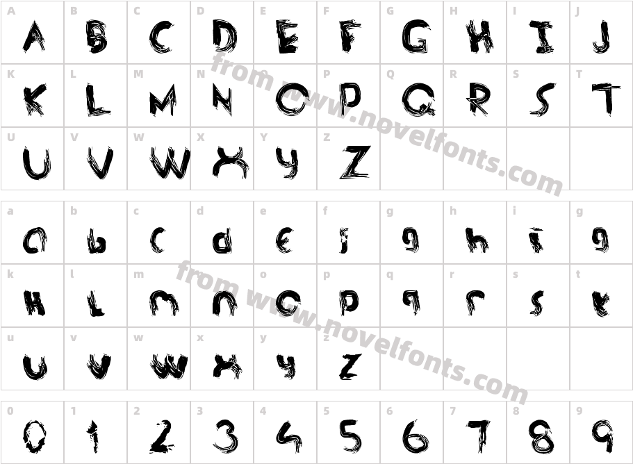 asdfCharacter Map