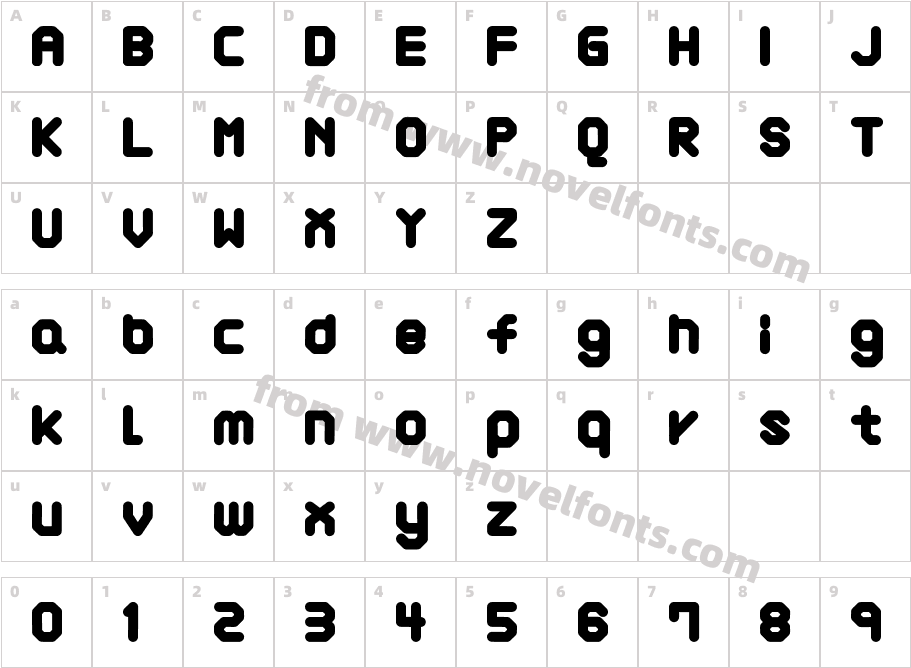 atarax-pCharacter Map