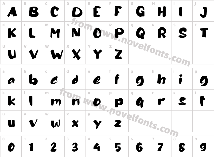 bBelumCharacter Map