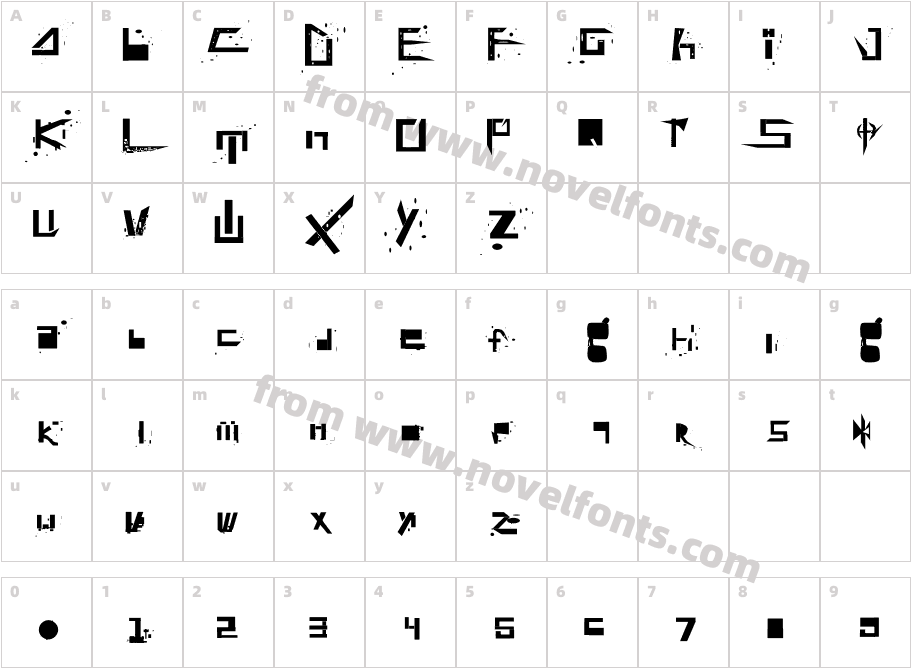 badsoul of shadikCharacter Map