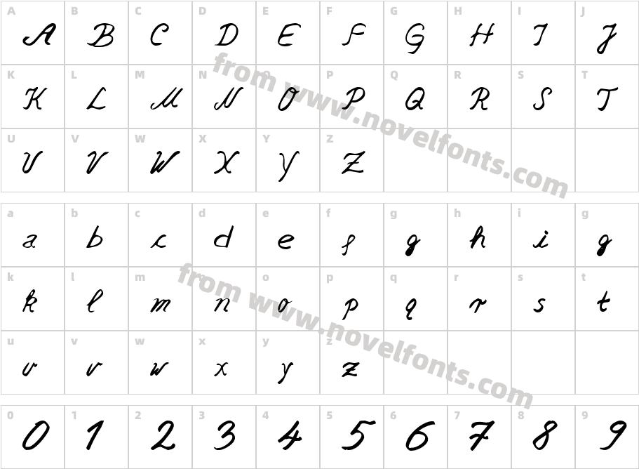 bakija martaCharacter Map