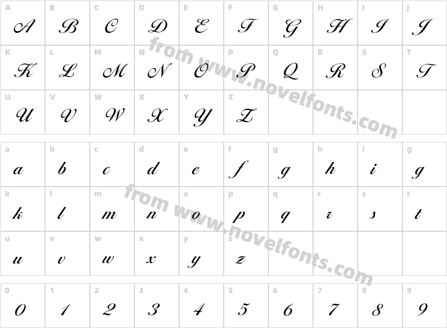 Ballantines-MediumCharacter Map