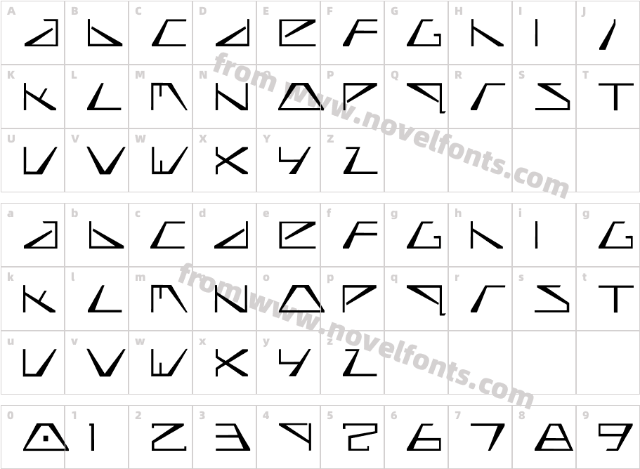 biaselCharacter Map