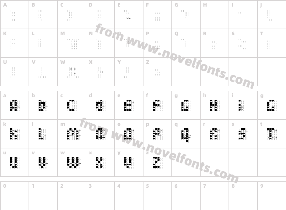 bleuck reversedCharacter Map