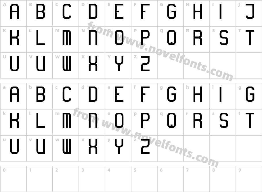 boringCharacter Map