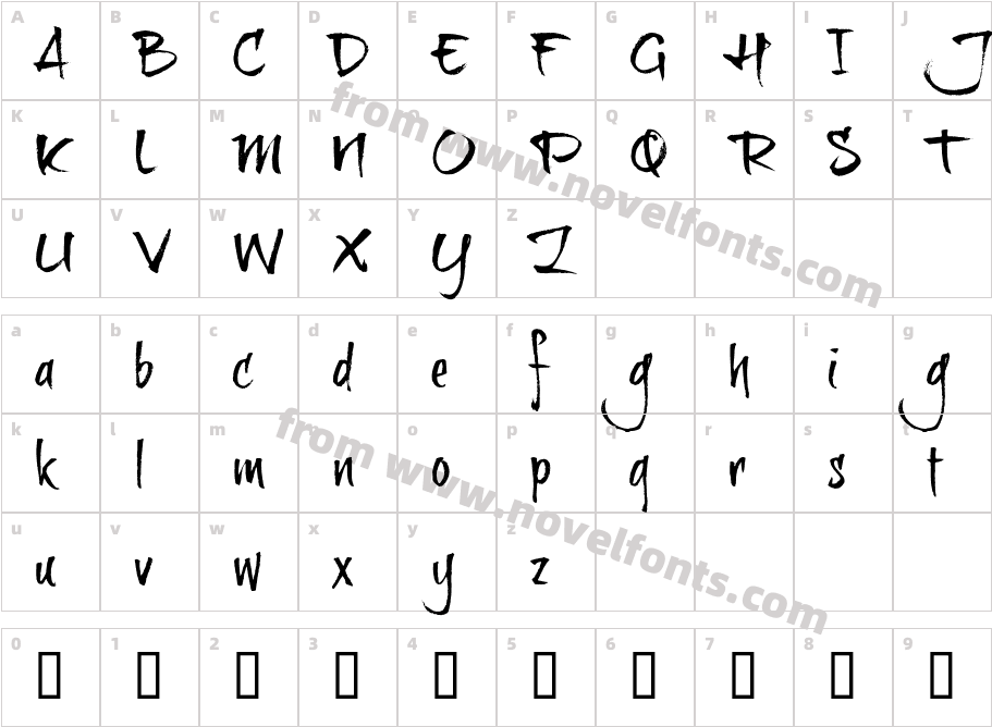 brushtipTexeTRIALCharacter Map