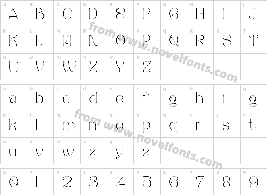 BalliniyCharacter Map