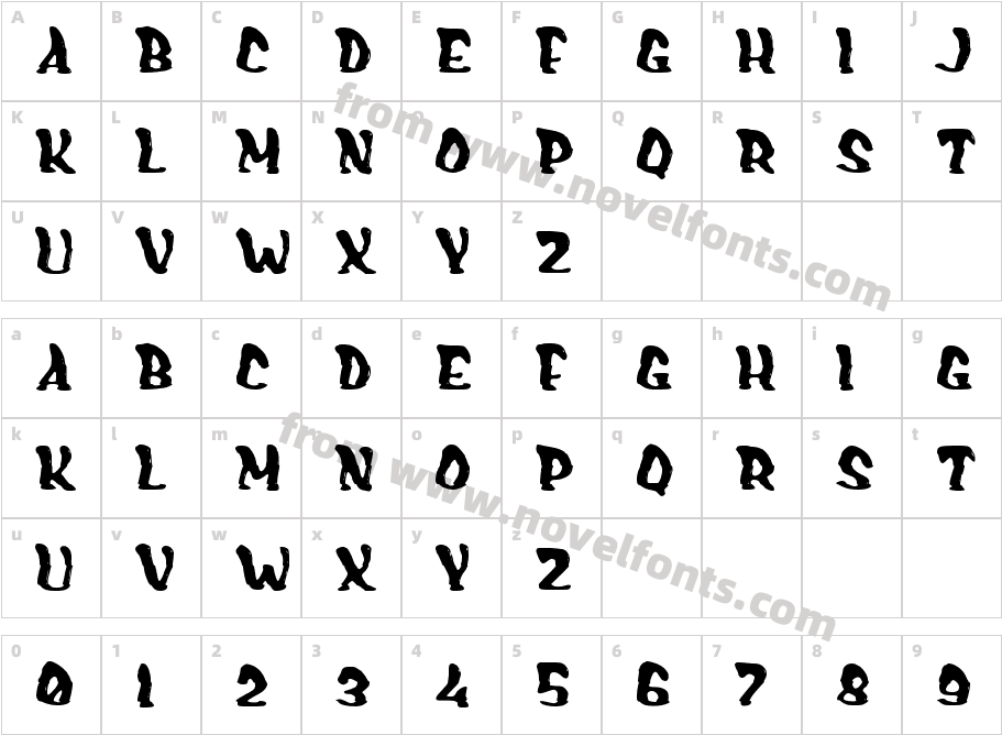 c CamkanCharacter Map