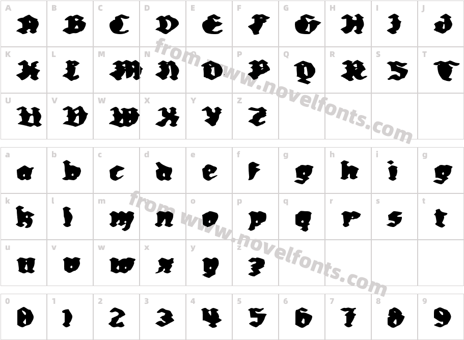 cCempedakCharacter Map