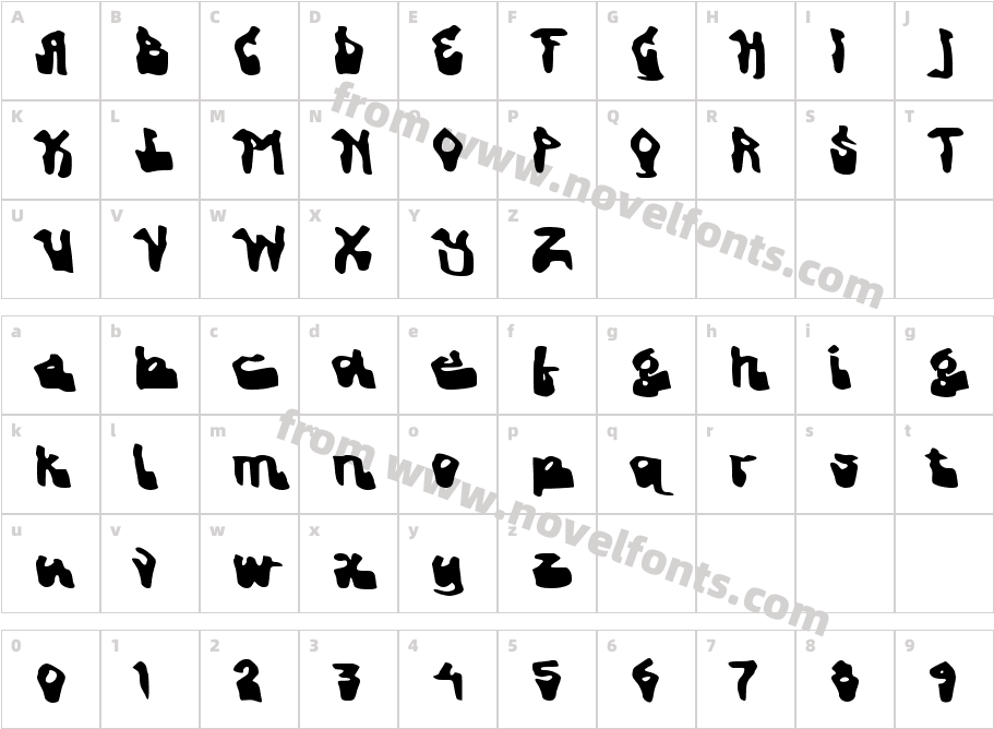 cCihuyCharacter Map