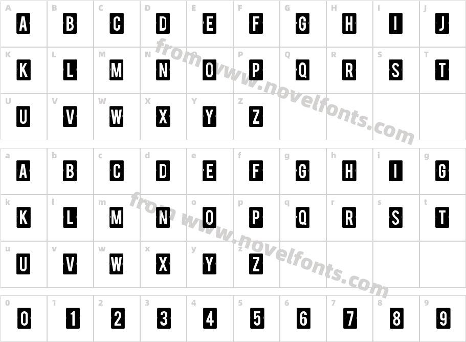 calendar note tfbCharacter Map