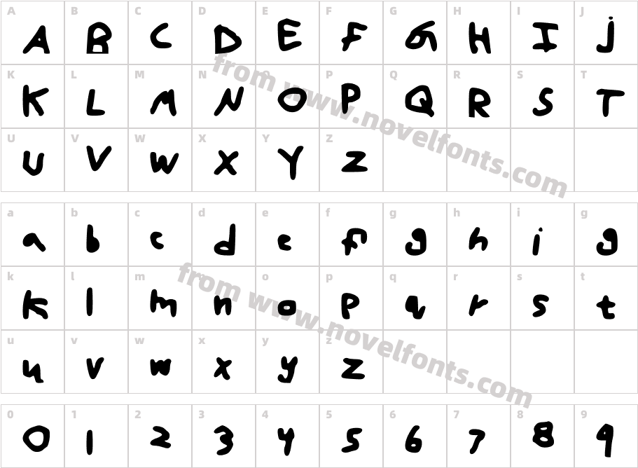 cartoonCharacter Map