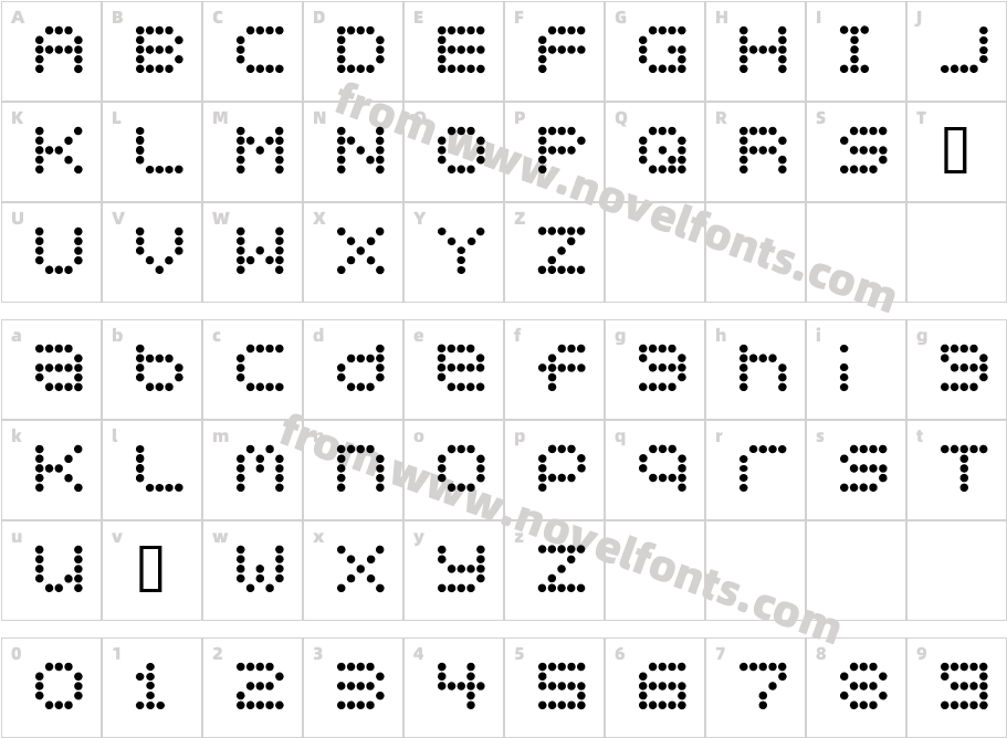 circle 30Character Map