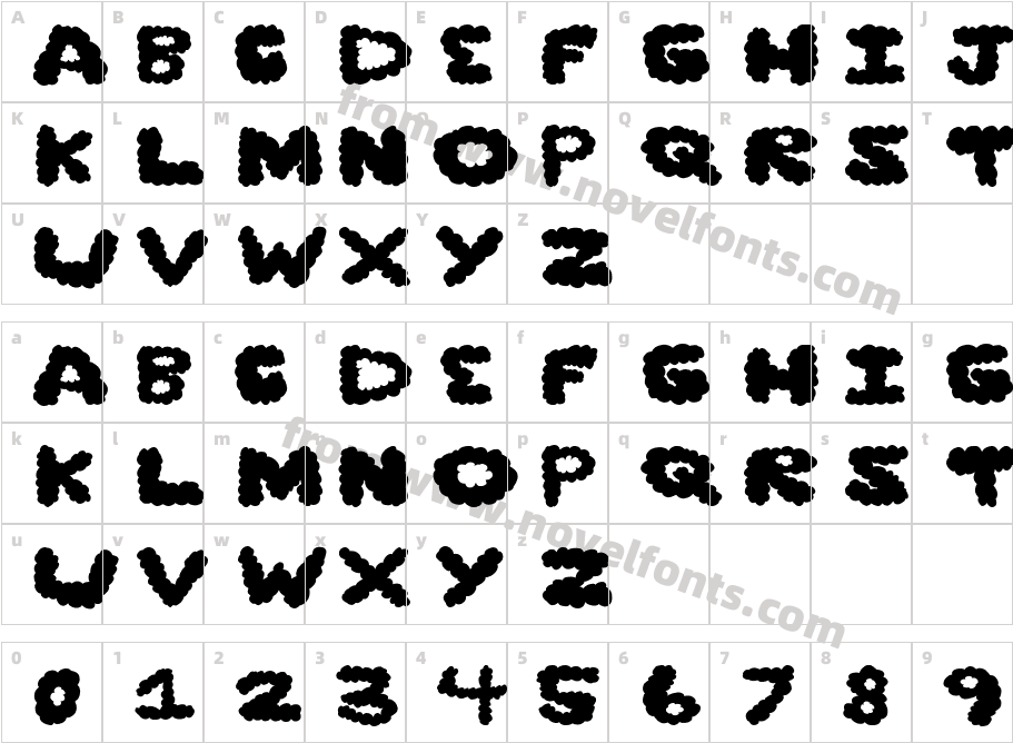 cloudstormCharacter Map