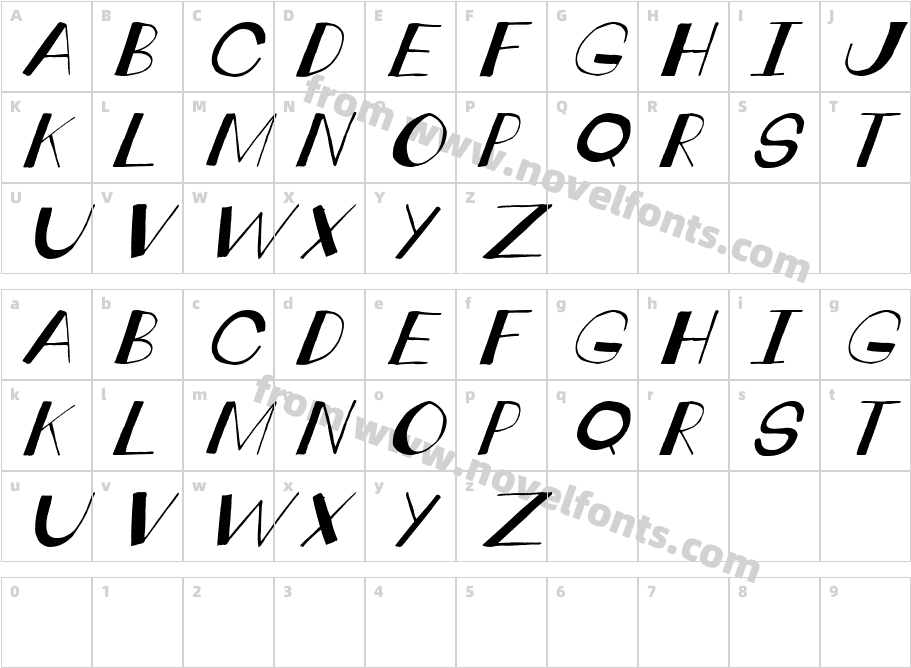 crankdeal tiltCharacter Map