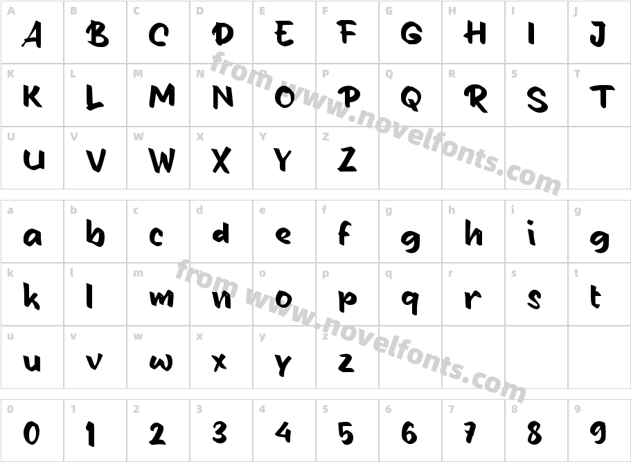 dDambaCharacter Map