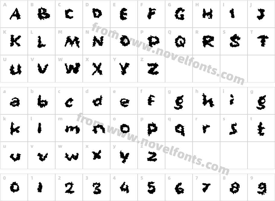 dDempoCharacter Map