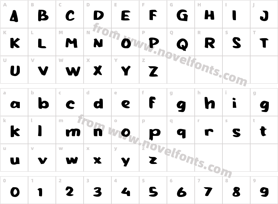 dDenyutCharacter Map