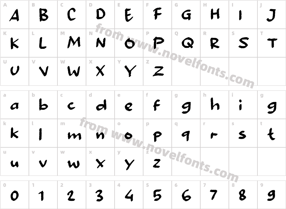 dDuaribuCharacter Map