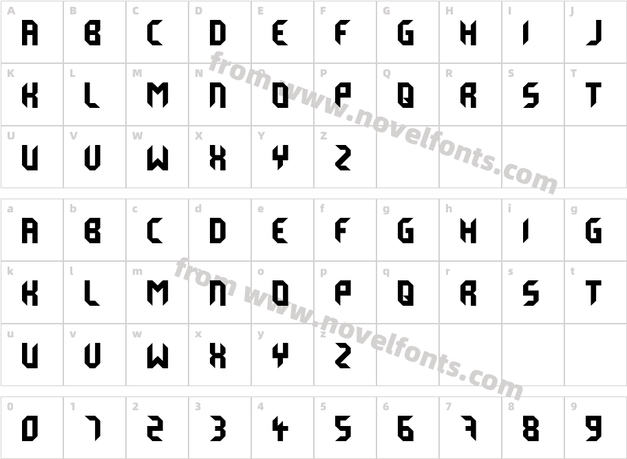 derailCharacter Map