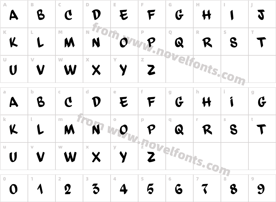 dfdChasquillaCharacter Map