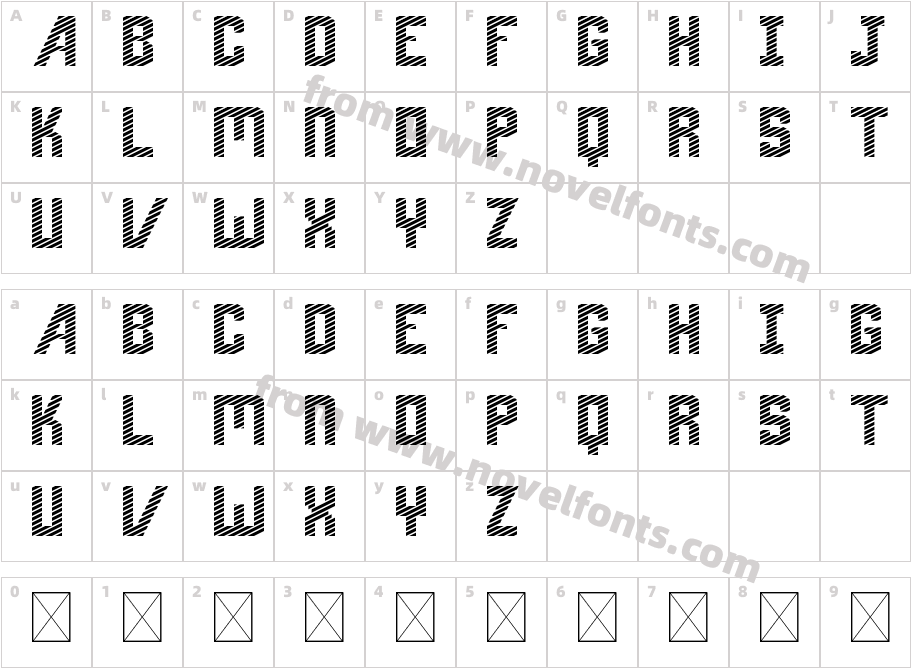 diagonalis RegularCharacter Map