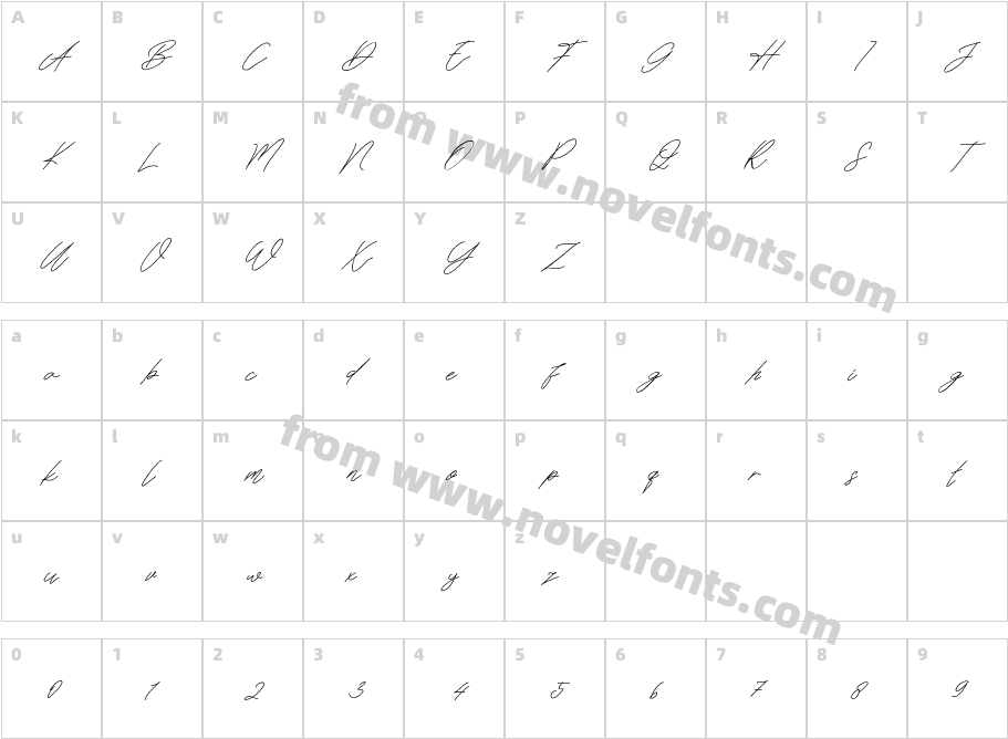 diaysregonCharacter Map