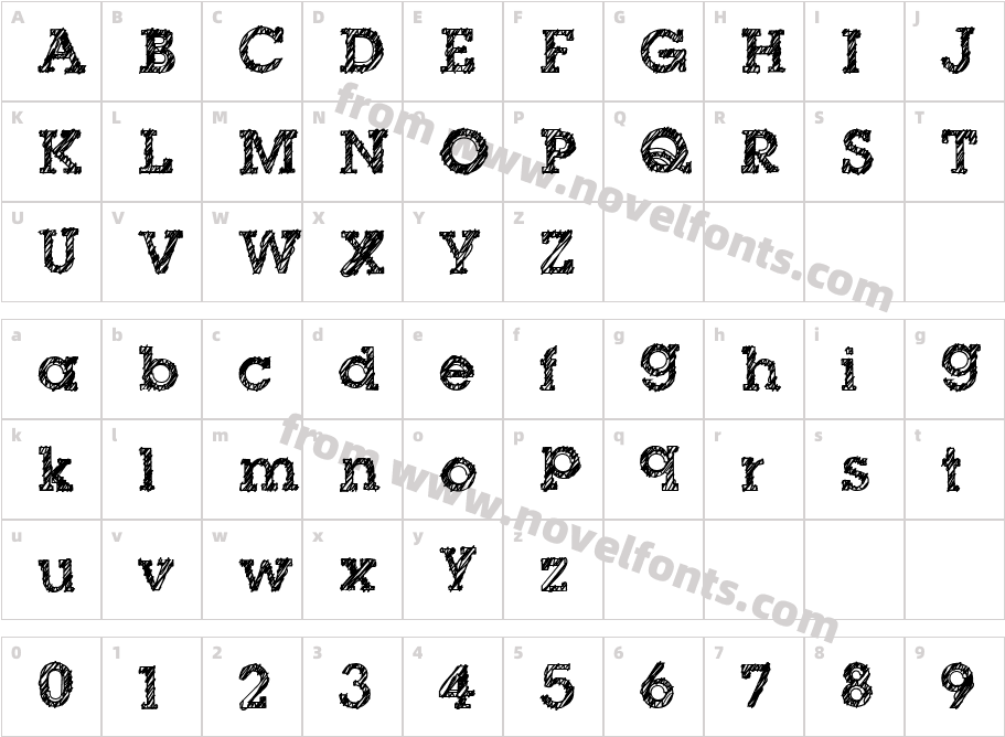 dibble nibble squareCharacter Map