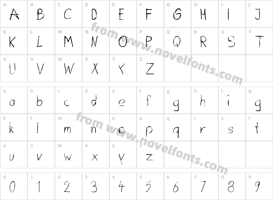 dirtyDeoHandInkCharacter Map