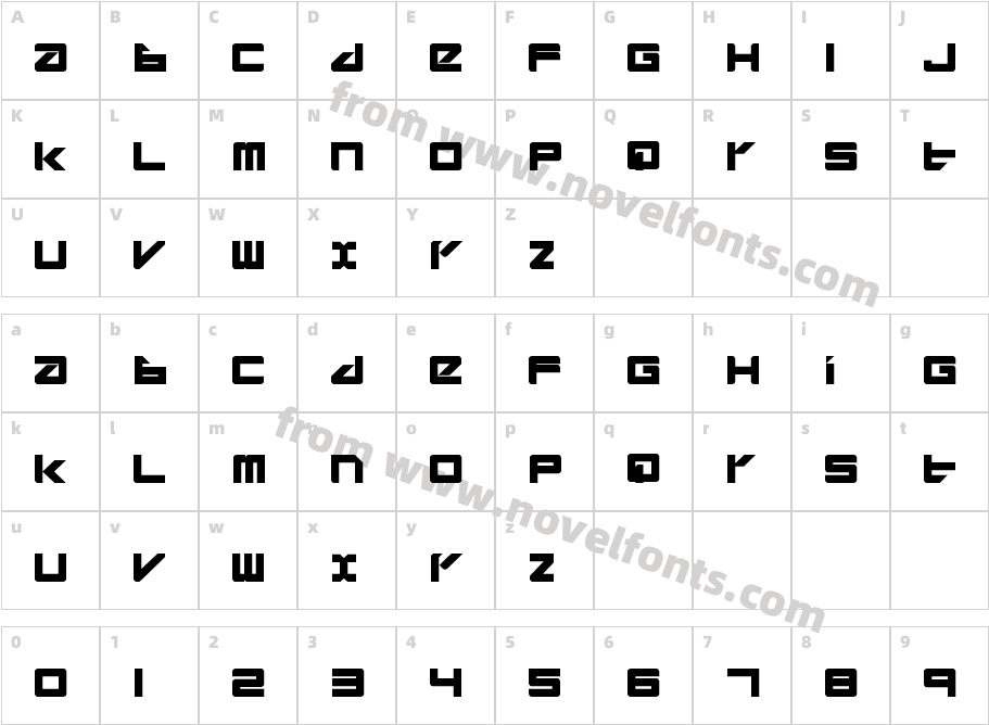 divlitCharacter Map