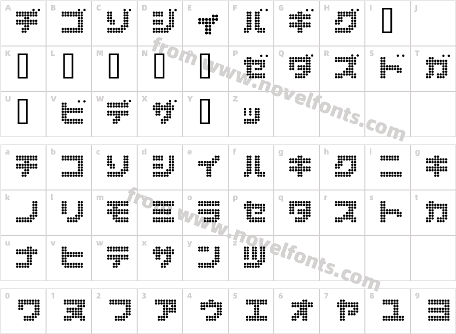 dot6282kanaCharacter Map