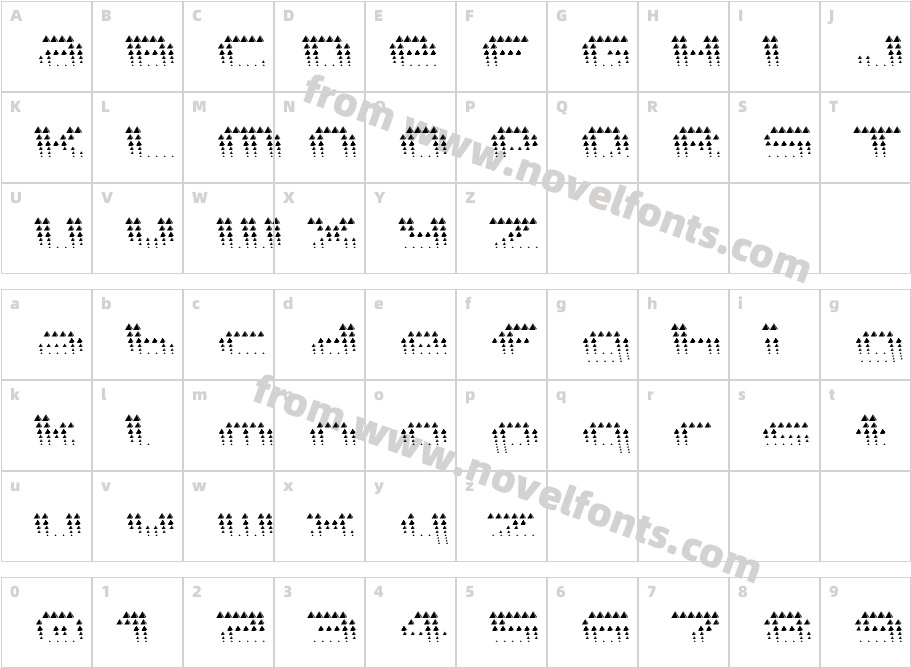 edgarpiramideCharacter Map