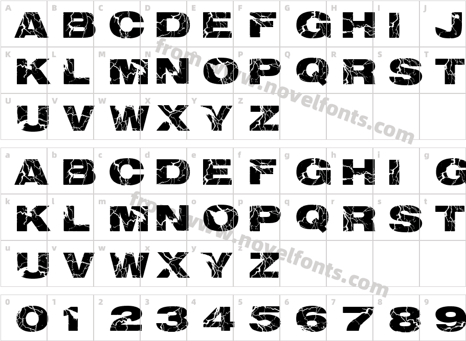 electricalCharacter Map