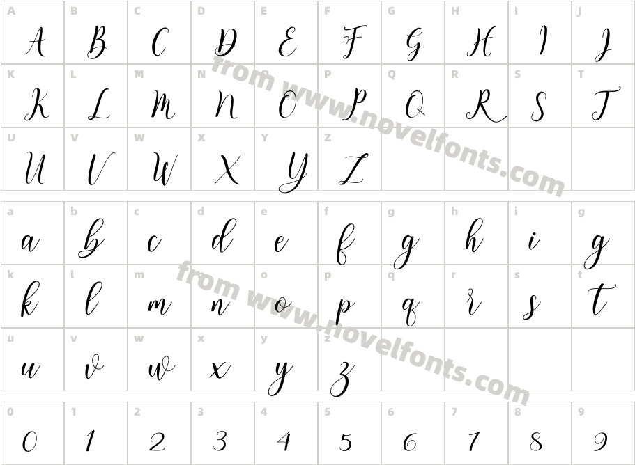 fantasy slant PERSONAL USE ONLYCharacter Map